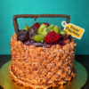 Fruit Basket Cake with Nutty Crunch
