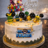 Blox Fruits themed birthday cake